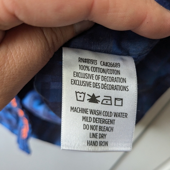 ROBERT GRAHAM Long Sleeve Men Casual Button Down Shirt Size Medium 100% Cotton - Picture 9 of 12